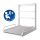 roba Wandwickeltisch + Wickelauflage, grau - B-Ware neuwertig