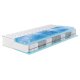 f.a.n. 7-Zonen-Taschenfederkern-Matratze »Sweet Dream XXL«, mit Gelschaum-Topper (H3, 100 x 200 cm) - B-Ware neuwertig