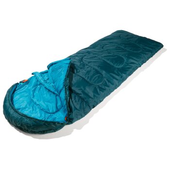 Rocktrail Schlafsack, mit Wärmekragen (Deckenschlafsack blau) - B-Ware neuwertig