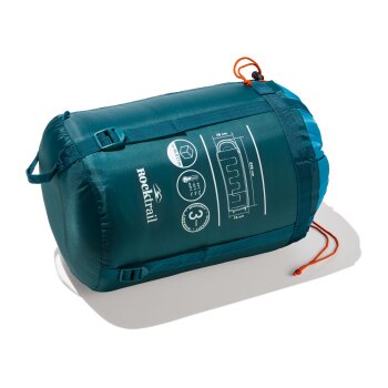 Rocktrail Schlafsack, mit Wärmekragen (Deckenschlafsack blau) - B-Ware neuwertig