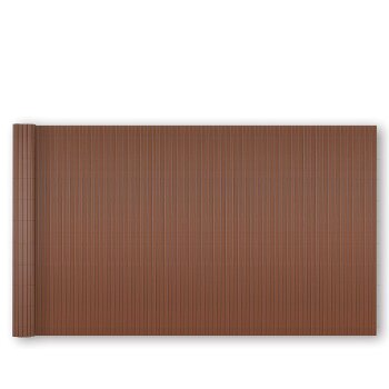 Ribelli PVC Sichtschutzmatte Sichtschutz Windschutz 90 x 500 cm braun - B-Ware neuwertig