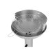 GRILLMEISTER Holzkohle Säulengrill, Edelstahl - B-Ware neuwertig