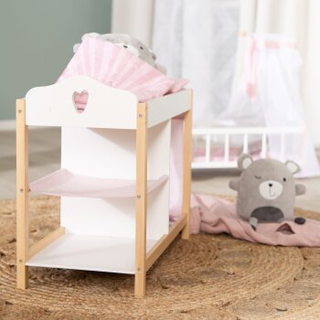 roba Puppenkommode und Puppenbett, weiß - B-Ware...