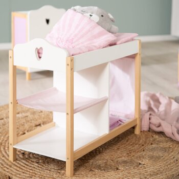 roba Puppenkommode und Puppenbett, weiß - B-Ware sehr gut