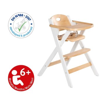 roba Klapphochstuhl mit Essbrett - Baby Hochstuhl platzsparend klappbar - B-Ware sehr gut