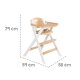 roba Klapphochstuhl mit Essbrett - Baby Hochstuhl platzsparend klappbar - B-Ware sehr gut