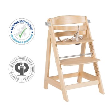 roba Treppenhochstuhl Sit Up Click & Fun, natur - B-Ware sehr gut