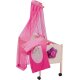roba Happy Fee Puppenbett, inkl. Zubehör, natur/pink - B-Ware neuwertig