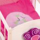 roba Happy Fee Puppenbett, inkl. Zubehör, natur/pink - B-Ware neuwertig