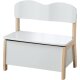 roba Kindertruhenbank, aus Massivholz und MDF gefertigt, Rücken und Sitzfläche bicolor - B-Ware neuwertig