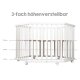 roba Laufgitter, 6-eckig, Style Frosty green - B-Ware neuwertig