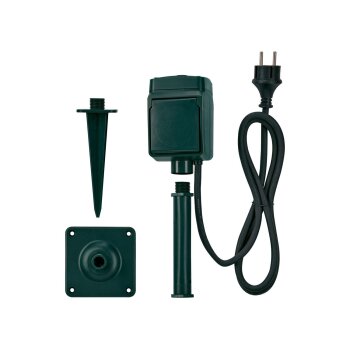 SILVERCREST® Zigbee 3.0 Smart Home Outdoor 2-Wege-Steckdose mit Erdspieß - B-Ware neuwertig