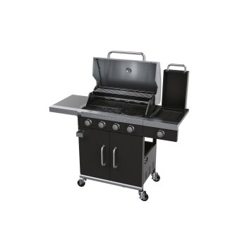 GRILLMEISTER Gasgrill, 4plus1 Brenner, 19,7 kW, mit 4 Garzonen - B-Ware sehr gut