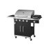 GRILLMEISTER Gasgrill, 4plus1 Brenner, 19,7 kW, mit 4 Garzonen - B-Ware sehr gut