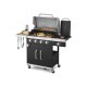 GRILLMEISTER Gasgrill, 4plus1 Brenner, 19,7 kW, mit 4 Garzonen - B-Ware sehr gut