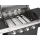GRILLMEISTER Gasgrill, 4plus1 Brenner, 19,7 kW, mit 4 Garzonen - B-Ware sehr gut