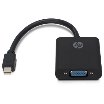HP Mini DisplayPort auf VGA Adapter 0,1m, schwarz -...