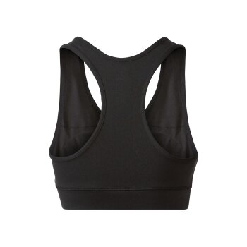 CRIVIT Damen Sport-Bustier, Medium Level, mit Ringerrücken (schwarz, S(36/38)) - B-Ware sehr gut