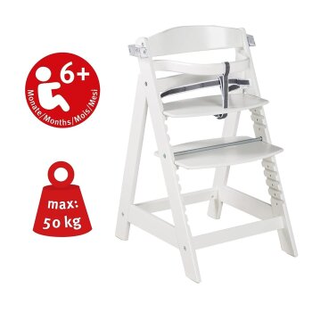 roba Treppenhochstuhl Sit Up Click & Fun, weiß - B-Ware neuwertig