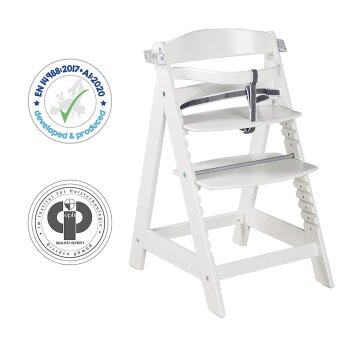 roba Treppenhochstuhl Sit Up Click & Fun, weiß - B-Ware neuwertig