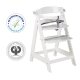 roba Treppenhochstuhl Sit Up Click & Fun, weiß - B-Ware neuwertig