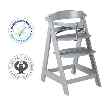 roba Treppenhochstuhl Sit Up Click & Fun, inklusive abnehmbarem Essbrett und Bügel, taupe - B-Ware neuwertig