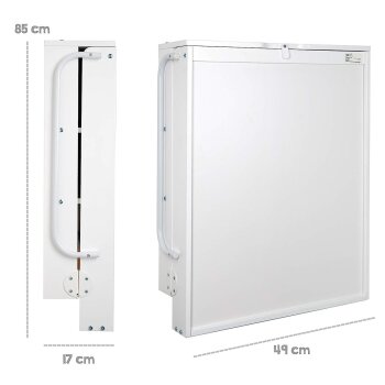 roba Wandwickeltisch + Wickelauflage, grau - B-Ware sehr gut