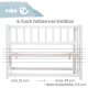 roba Stuben- & Beistellbett Indibär 4 in 1, Babybett, Wiege & Kinderbank, weiß - B-Ware neuwertig