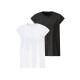 esmara® Damen T-Shirts, 2 Stück, mit überschnittenen Schultern - B-Ware