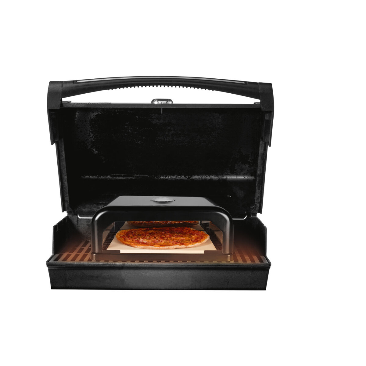 emailliert, - Pizzaofen-Grillaufsatz, neuwertig, GRILLMEISTER Thermostat 53,99 B-Ware € mit