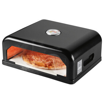 GRILLMEISTER Pizzaofen-Grillaufsatz, emailliert, mit Thermostat - B-Ware neuwertig