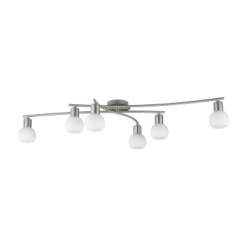 LIVARNO home LED-Deckenleuchte, 6 flammig, in Mattnickel-Optik - B-Ware