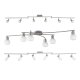 LIVARNO home LED-Deckenleuchte, 6 flammig, in Mattnickel-Optik - B-Ware