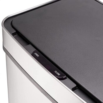 Ribelli Sensor Mülleimer, 4 Fächer, 72 L, silber - B-Ware Transportschaden Kosmetisch