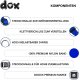 DDOXX Hundegeschirr Nylon, Step-In, Verstellbar, Blau, S - B-Ware sehr gut