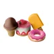 roba Squishies 4er-Set „Sweets“, Antistress Spielzeug, Kaufladen- und Küchenzubehör - B-Ware neuwertig