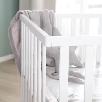 roba Adam & Eule Laufgitter, 75 x 100 cm, Holz weiß - B-Ware sehr gut