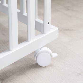 roba Adam & Eule Laufgitter, 75 x 100 cm, Holz weiß - B-Ware sehr gut