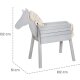 roba Outdoor Spielpferd, aus Massivholz, grau lasiert - B-Ware sehr gut