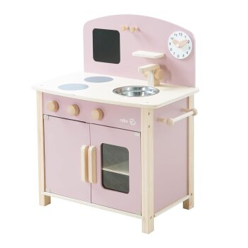 roba Spielküche Holz, rosa/natur - B-Ware sehr gut