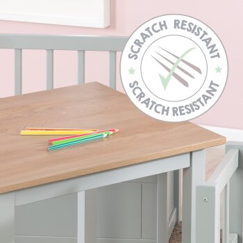 roba 3-teilige Kindersitzgruppe Woody, taupe lackiert - B-Ware neuwertig
