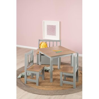 roba 3-teilige Kindersitzgruppe Woody, taupe lackiert - B-Ware neuwertig