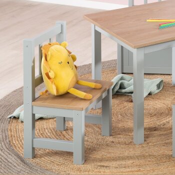 roba 3-teilige Kindersitzgruppe Woody, taupe lackiert - B-Ware neuwertig