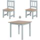 roba 3-teilige Kindersitzgruppe Woody, taupe lackiert - B-Ware neuwertig