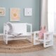 roba Kindersitzgruppe 3in1- Wendehocker & Tisch, zu Kinderbank umwandelbar, Weiß - B-Ware sehr gut