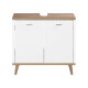 LIVARNO home Waschbeckenunterschrank »Corfu«, mit Siphonausschnitt, modernes Design - B-Ware neuwertig