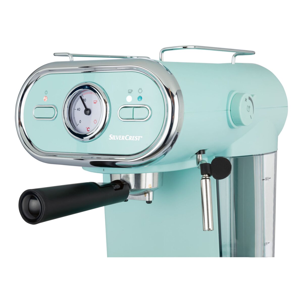 SILVERCREST® KITCHEN TOOLS Espressomaschine/Siebträger Pastell mint SEM  1100 D3 - B-Ware gut, 44,99 €