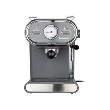 SILVERCREST® KITCHEN TOOLS Espressomaschine/Siebträger Pastell anthrazit SEM 1100 D3 - B-Ware neuwertig