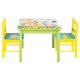 LIVARNO home Kindertisch mit 2 Stühlen, mit Safari-Motiven - B-Ware neuwertig