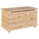 Inter Link Massivholztruhe Emel (natur) - B-Ware sehr gut